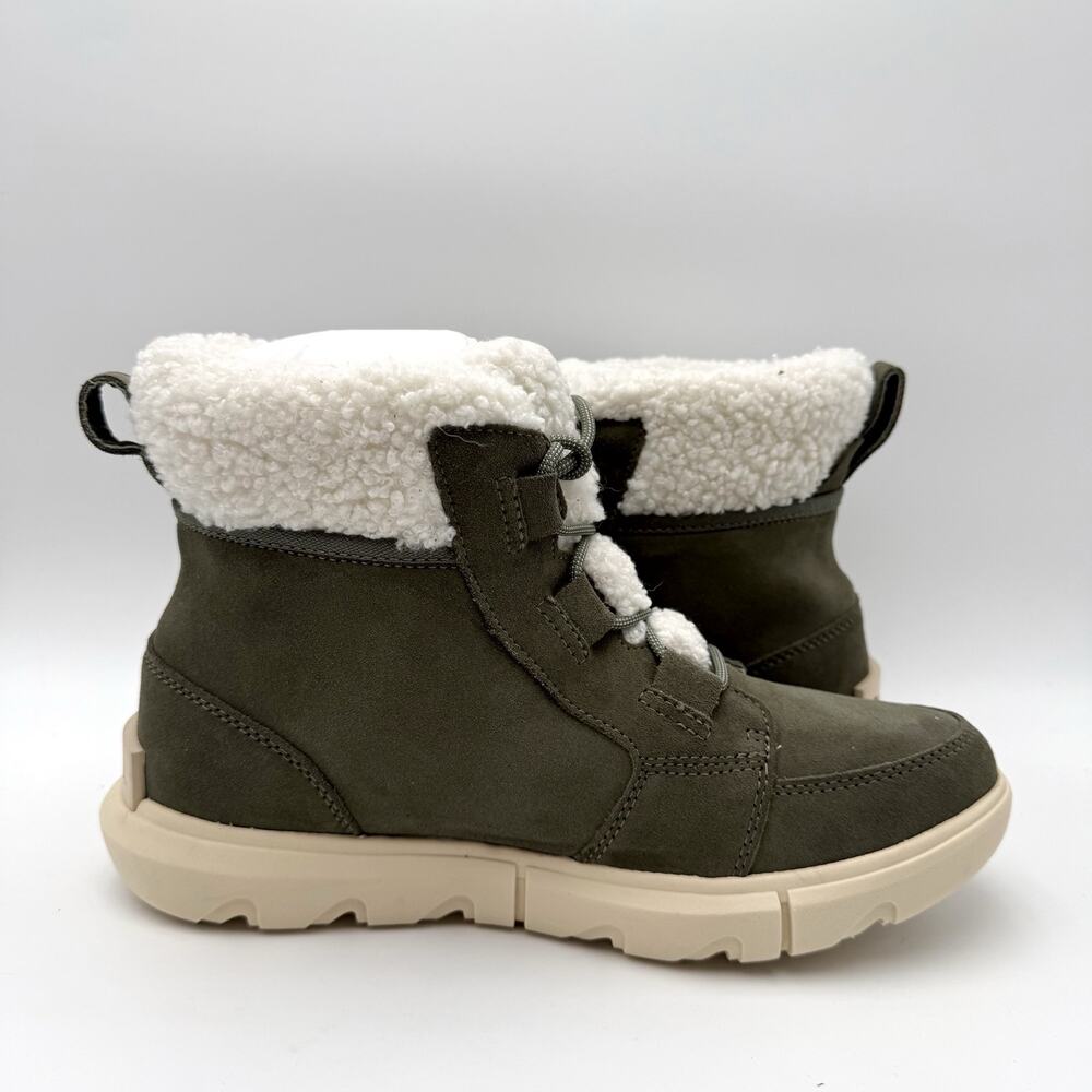 Sorel Womens Explorer Next Carnival Boots US 8 Green Winter Waterproof NIB - Picture 3 of 12